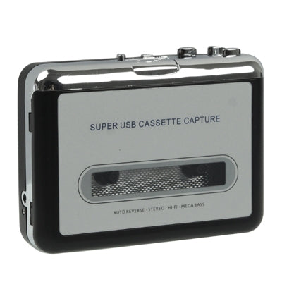 テープからPCへ スーパーUSBカセットからMP3コンバーター 音声キャプチャーミュージックプレーヤー、テープからMP3 ブラック