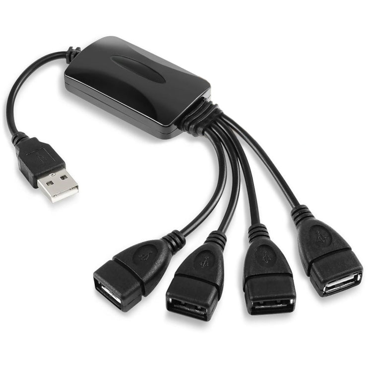 ユニバーサル4ポートUSB 2.0 480Mbps高速ケーブルハブ PC用