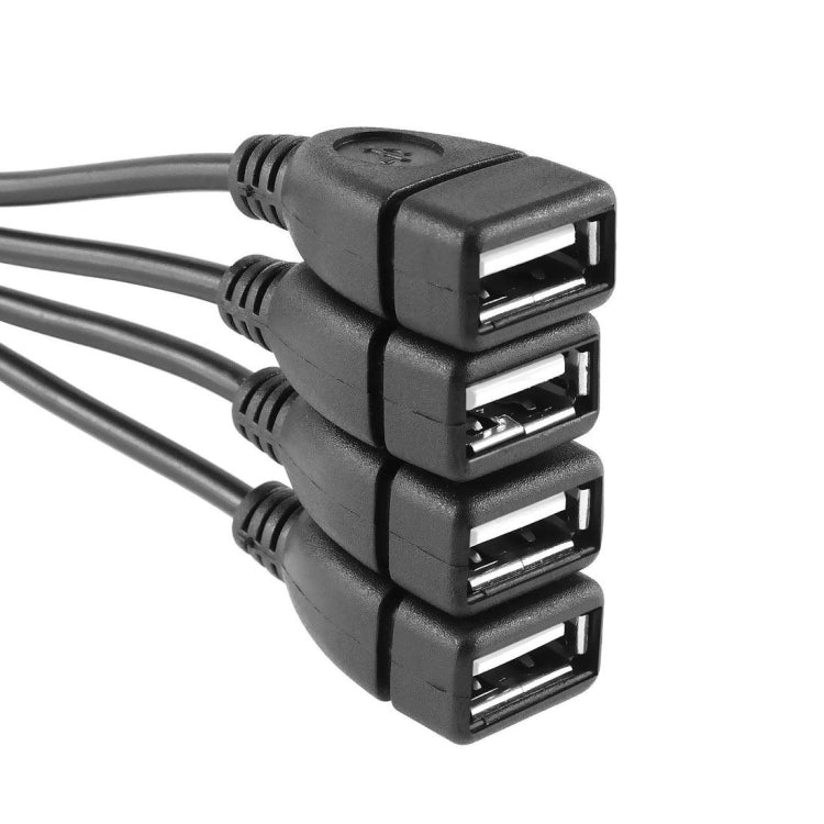 ユニバーサル4ポートUSB 2.0 480Mbps高速ケーブルハブ PC用