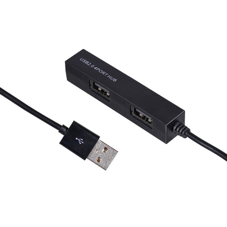 高速4ポートUSB 2.0ハブ USB分配器（ブラック）