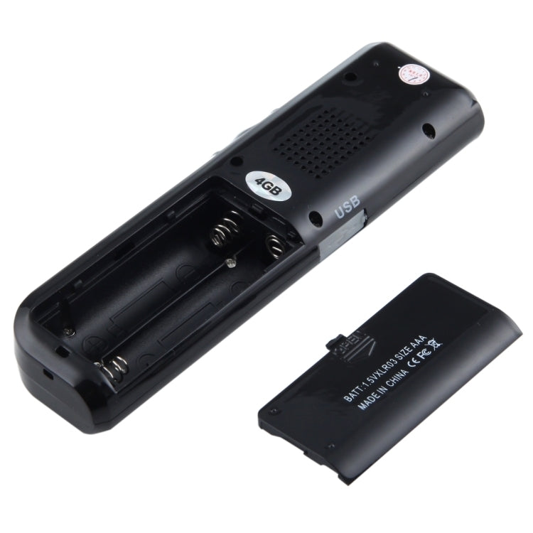 8GBデジタルボイスレコーダー 録音機 MP3プレーヤー 電話録音対応 VOX機能 電源：単4電池2本（ブラック）