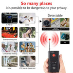 CC308+ マルチワイヤレスカメラレンズ検出器 電波信号検出 全周波数 RF GSM デバイスファインダー、CC308+