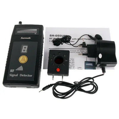 RF信号検出器 / ワイヤレス＆有線カメラ検出器 / バグ検出器 / 無線周波数デバイス デジタル感度表示付き (SH-055U8L)、SH-055U8L