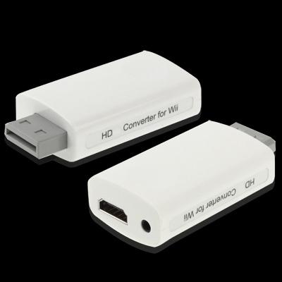 Wii用1080PフルHD HDMIコンバーター、サイズ：73 x 37 x 20mm
