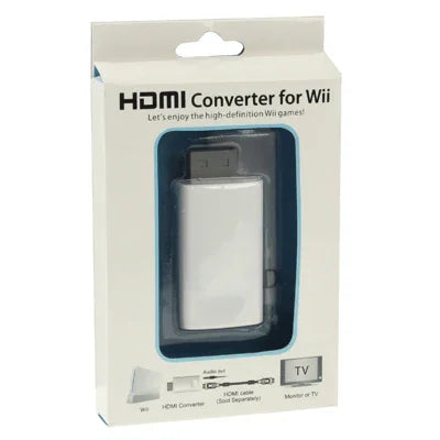 Wii用1080PフルHD HDMIコンバーター、サイズ：73 x 37 x 20mm