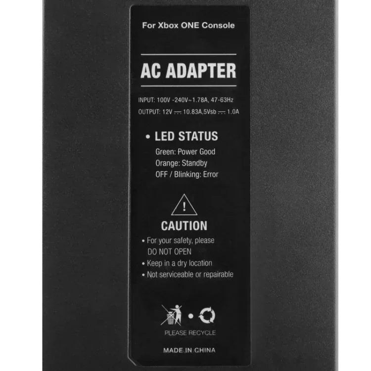 Xbox Oneコンソール用AC電源 / ACアダプター、EUプラグ、USプラグ