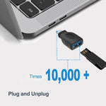 USB-C / Type-Cオス-USB 3.0メス OTG変換アダプター