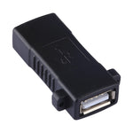 USB 2.0メスからUSB 2.0メスコネクターエクステンダーコンバーターアダプター、USB 2.0