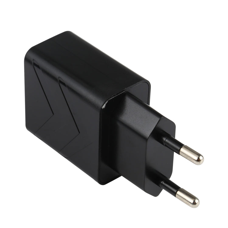 LZ-715 18W QC3.0 USBシングルポート高速トラベル充電器 EUプラグ EUプラグ