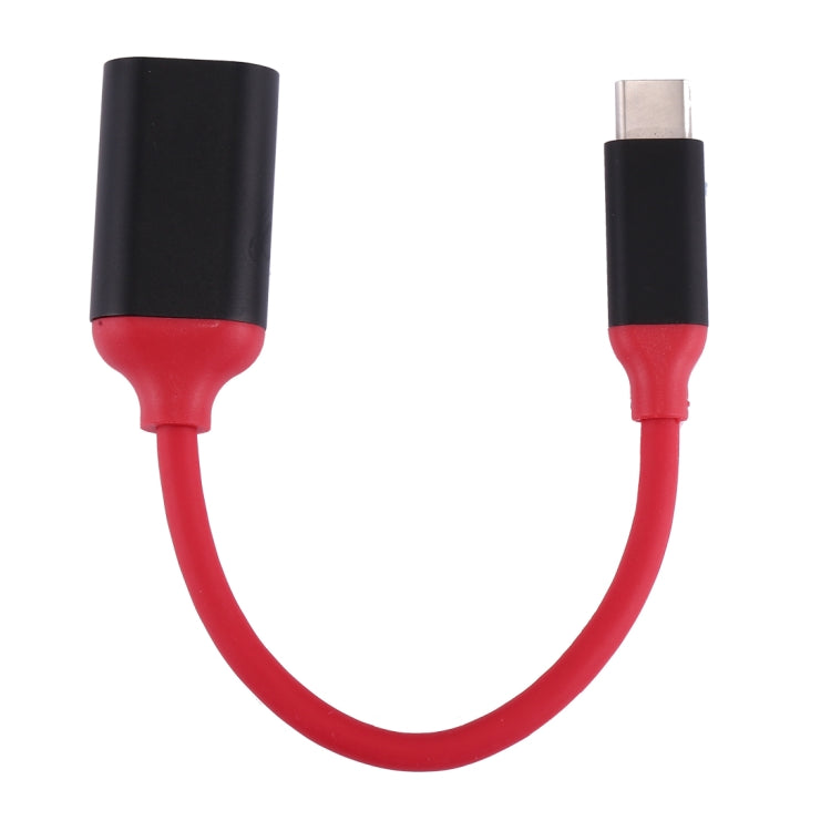 15cm アルミ合金ヘッド USB-C / Type-C 3.1オス-USB 3.0メス OTG変換アダプターケーブル