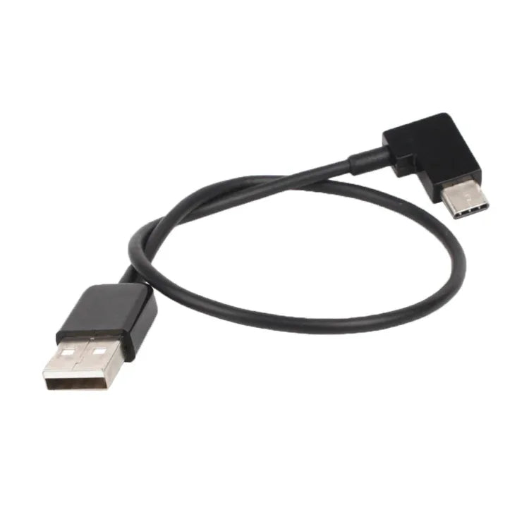 30cm USB to USB-C / Type-C 右角度データコネクターケーブル DJI SPARK / MAVIC PRO / Phantom 3 & 4 / Inspire 1 & 2用, USB to USB-C / Type-C