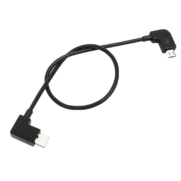 30cm マイクロUSB to USB-C / タイプC 変換データケーブルコネクター DJI MAVIC PRO & SPARK リモートコントローラー、スマートフォン、タブレット対応 マイクロUSB to USB-C / タイプC