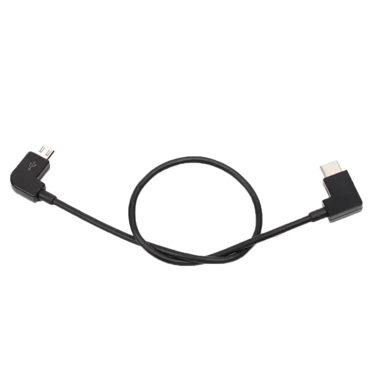 30cm マイクロUSB to USB-C / タイプC 変換データケーブルコネクター DJI MAVIC PRO & SPARK リモートコントローラー、スマートフォン、タブレット対応 マイクロUSB to USB-C / タイプC