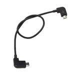 30cm マイクロUSB to マイクロUSB 変換データケーブルコネクター DJI MAVIC PRO & SPARKリモコン、スマートフォン、タブレット用, マイクロUSB to マイクロUSB