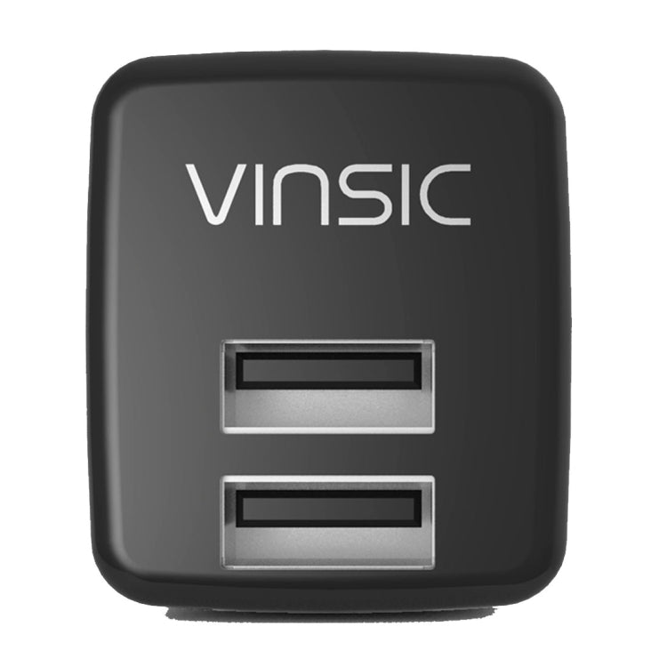 Vinsic 12W 5V 2.4A出力 デュアルUSB壁掛け充電器 USB充電アダプター