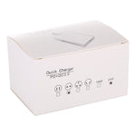 24W PD + QC3.0急速充電器 電源アダプタープラグアダプター EUプラグ、24W EUプラグ