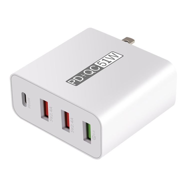 WLX-A6 4ポート 急速充電 USBトラベル充電器 電源アダプター、USプラグ