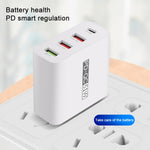 WLX-A6 4ポート 急速充電 USBトラベル充電器 電源アダプター、USプラグ