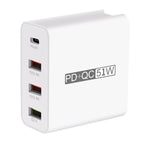 WLX-A6 4ポート 急速充電 USBトラベル充電器 電源アダプター、AUプラグ