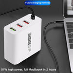 WLX-A6 4ポート 急速充電 USBトラベル充電器 電源アダプター、AUプラグ