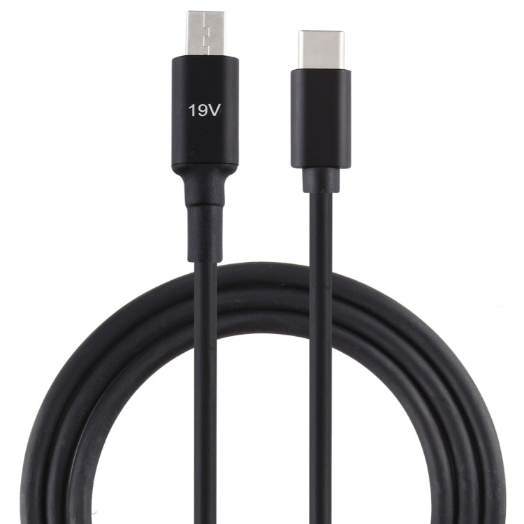 ASUS X205T用 19V電源インターフェースからUSB-C / Type-Cオスノートパソコン充電ケーブル、ケーブル長：1.5m、ASUS X205T電源インターフェースからUSB-C / Type-Cオスへ