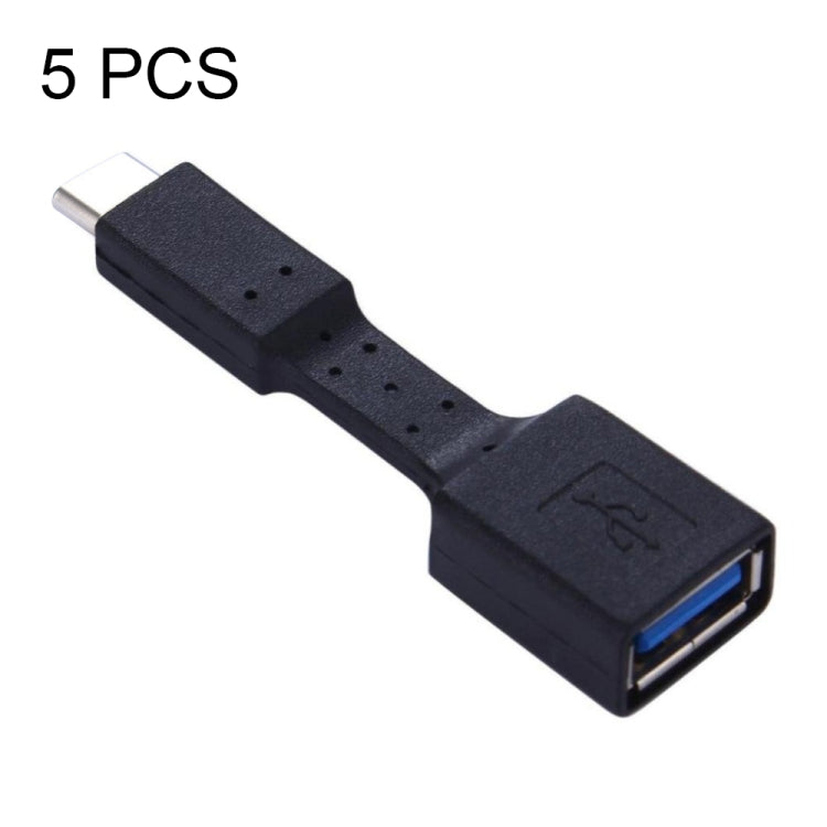 5個セット USB-C / Type-C オス to USB 3.0 メス OTGアダプター、USB-C / Type-C to USB 3.0