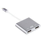 4KウルトラHDデュアルHDMIインターフェース出力からUSB-C / Type-Cアダプター、9175B