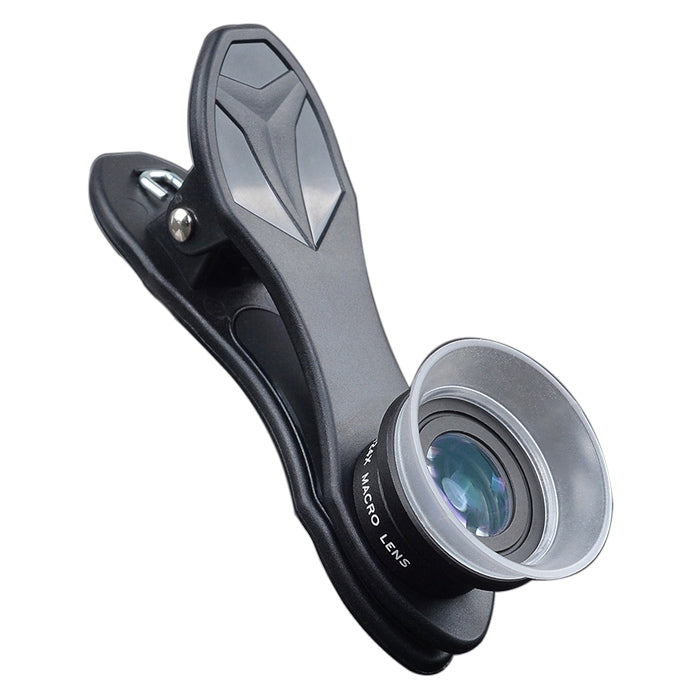 APEXEL APL-24X-H 2in1 ユニバーサル外付け12X＆24Xマクロスマホレンズ レンズフード付き