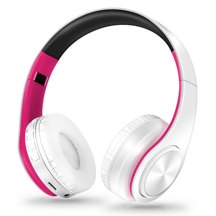 LPT660 ワイヤレス折りたたみスポーツステレオ音楽Bluetooth電話用イヤホン TFカード対応