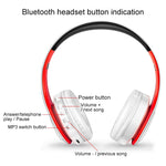 LPT660 ワイヤレス折りたたみスポーツステレオ音楽Bluetooth電話用イヤホン TFカード対応
