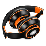 SG-8 Bluetooth 4.0 + EDR ワイヤレスオーバーイヤーヘッドホン TFカード FMラジオ ステレオ音楽ヘッドセット マイク付き