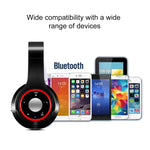 SG-8 Bluetooth 4.0 + EDR ワイヤレスオーバーイヤーヘッドホン TFカード FMラジオ ステレオ音楽ヘッドセット マイク付き