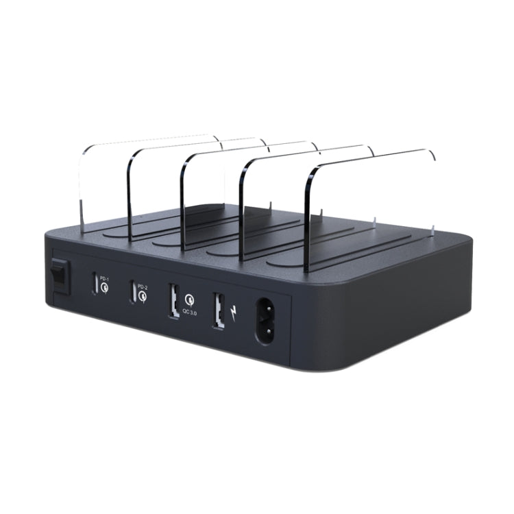 45W PD USB-C / Type-C ＋ 18W PD USB-C / Type-C ＋ 18W QC 3.0 USB ＋ USBポート スマートチャージャー 取り外し可能ベゼル付き、EUプラグ、016PD EUプラグ