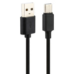 LZ-728 2-in-1 18W QC 3.0 USBインターフェーストラベル充電器 + USB to USB-C / タイプCデータケーブルセット EUプラグ ケーブル長さ: 1m USB-C / タイプCケーブル付き