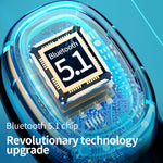 C1 Bluetooth 5.0 TWS 円形チムニータッチデジタルディスプレイ 真のワイヤレスBluetoothイヤホン 充電ボックス付き、円形チムニー