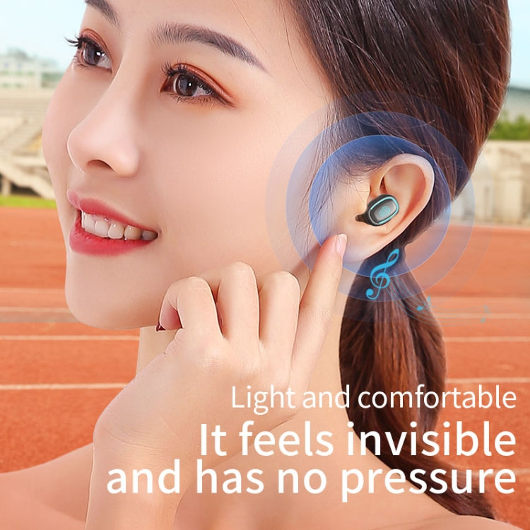 C1 Bluetooth 5.0 TWS 円形チムニータッチデジタルディスプレイ 真のワイヤレスBluetoothイヤホン 充電ボックス付き、円形チムニー