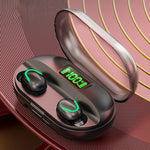 T2 Bluetooth 5.0 TWS タッチデジタルディスプレイ 真のワイヤレスBluetoothイヤホン 充電ボックス付き, T2（ブラック）, T2（レッド）, T2（ホワイト）
