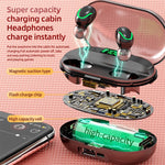 T2 Bluetooth 5.0 TWS タッチデジタルディスプレイ 真のワイヤレスBluetoothイヤホン 充電ボックス付き, T2（ブラック）, T2（レッド）, T2（ホワイト）