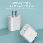 オリジナルXiaomi Youpin ZMI 20W Type-C / USB-C クイックチャージャー 電源アダプター、米国プラグ