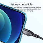 4 in 1 66W 6A USB から 8ピン + Micro USB + デュアル USB-C / Type-C 急速充電データケーブル、ケーブル長さ: 1.2m、1.2m、1.2m 66W