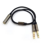 ZS0135 2-in-1 SteelSeries Arctis 3 / 5 / 7用イヤホンオーディオケーブル＋イヤホンアダプターケーブルセット、オーディオケーブル＋アダプターケーブル