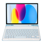 iPad 11 2025 / 第10世代 10.9 2022用 A10B ラムスキンテクスチャ 超薄型 Bluetoothキーボード レザータブレットケース ペンスロット付き, A10B