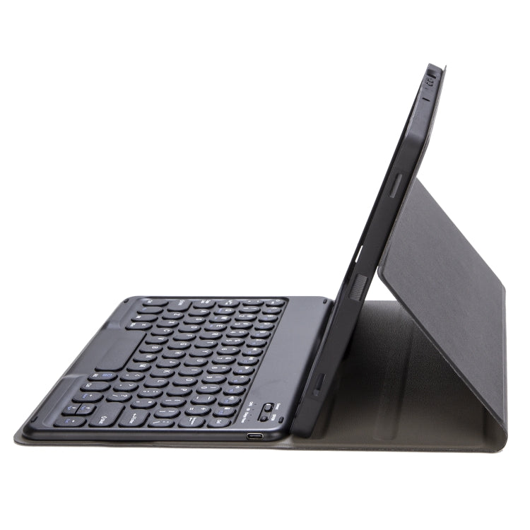 iPad 11 2025 / 第10世代 10.9 2022 YA10B ラムスキンテクスチャー Bluetoothキーボード レザータブレットケース ペンスロット付き, YA10B