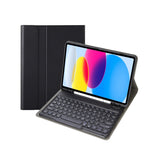 iPad 11 2025 / 第10世代 10.9 2022 YA10B ラムスキンテクスチャー Bluetoothキーボード レザータブレットケース ペンスロット付き, YA10B