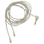 ZS0089 Shure SE535 SE215 UE900 W40 SE425用コード付きヘッドホンオーディオケーブル、ZS0089 ホワイト