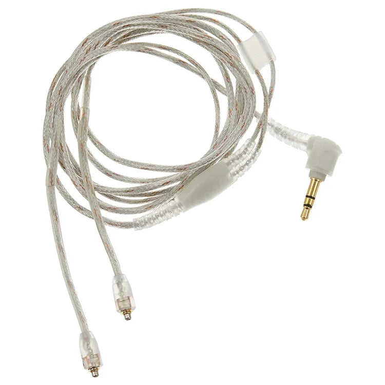 ZS0089 Shure SE535 SE215 UE900 W40 SE425用コード付きヘッドホンオーディオケーブル、ZS0089 ホワイト