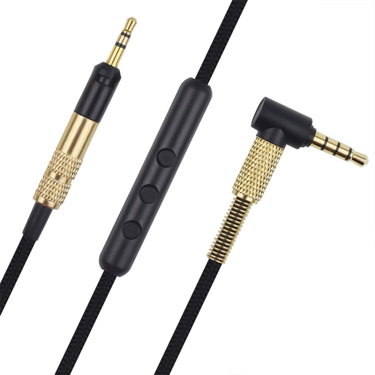ZS0010 有線コントロールバージョン 3.5mm to 2.5mm ヘッドホンケーブル Sennheiser HD518 HD558 HD598 HD579 559用、有線コントロールバージョン