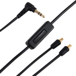 ZS0030 通話バージョン 3.5mm to A2DC ヘッドホンオーディオケーブル オーディオテクニカ ATH-LS50/70/200/300/400/50 CKR90 用、通話バージョン