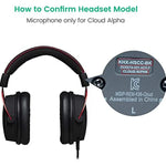 ZS0201 コンピューターヘッドセット交換用マイク HyperX Cloud Alpha S 用