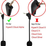 ZS0201 コンピューターヘッドセット交換用マイク HyperX Cloud Alpha S 用